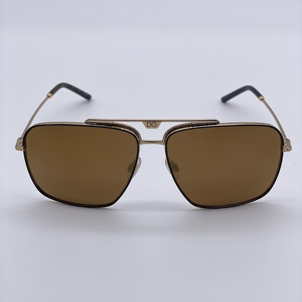 Brand New DolceGabbana Dg2264 0273 GoldBrown Men Sunglasses